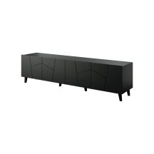 ETNA TV-Schrank 200x42x52 schwarz matt