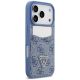 4. Guess 4G Nauble Card Triangle Hülle für iPhone 18 Pro / 17 Pro – blau