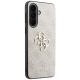 4. Guess Leder-Schutzhülle mit Metalllogo für Samsung Galaxy A57 5G – Rosa