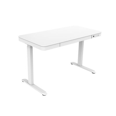 4. ACTIVEJET Schreibtisch mit elektrischer Höhenverstellung, Höhe 120 x 60 cm, ET119S, weiß