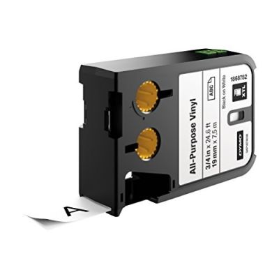 2. DYMO XTL Thermotransferband Vinyl Permanent/Endlos 19 mm x 7 m Schwarz