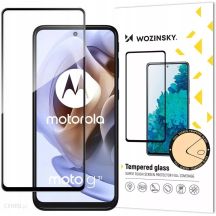 Wozinsky Full Glue Moto G51 Vollbild-Hartglas mit schwarzem Rahmen