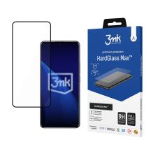 Verstärktes, vollflächiges Schutzglas aus gehärtetem Glas (3MK HardGlass Max, Schwarz) für Xiaomi Redmi Note 14 Pro 4G / 5G / Pro+