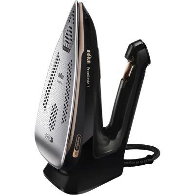 3. Braun FI 7276 BK FreeStyle 7 Dampfbügeleisen Schwarz, Gold