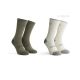 Rogelli Wollsocken, 2er-Pack, Militär/Sand, Größe 40-43