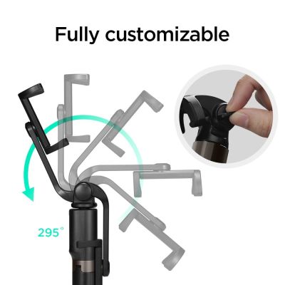 21. Spigen S540W Bluetooth-Selfie-Stick mit Stativ – Schwarz