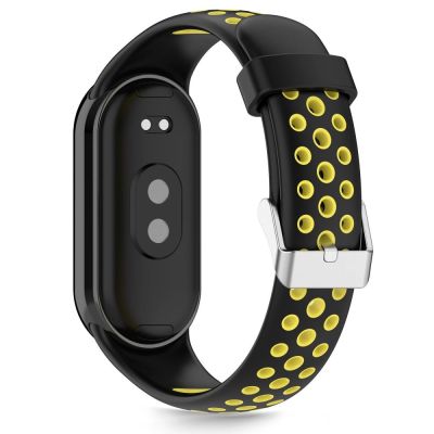 2. Tech-Protect IconBand Air Strap für Xiaomi Smart Band 8 / 9 / 10 / NFC - Schwarz und Gelb