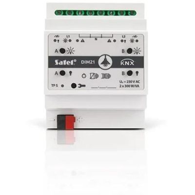 3. SATEL KNX 2-Kanal-Dimmantrieb KNX-DIM21
