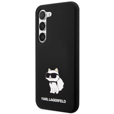 2. Karl Lagerfeld Choupette-Silikonhülle für Samsung Galaxy S24 – Schwarz