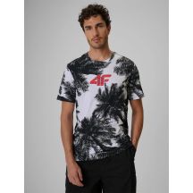 Herren-T-Shirt mit Aufdruck, regulär, Größe 4F 4FRSS26TTSHM4302-20A