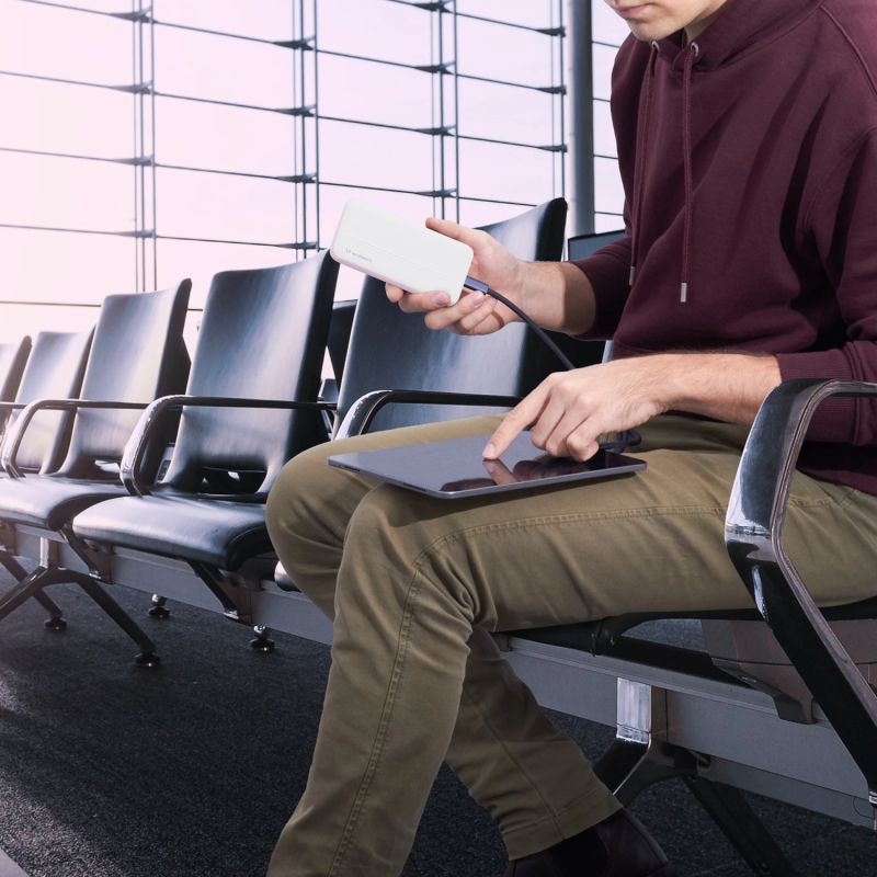 12. Wozinsky Powerbank Li-Po 10000mAh 2 x USB weiß (WPBWE1)