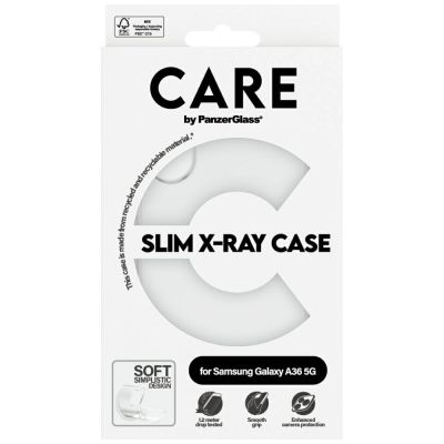 4. CARE by PanzerGlass Fashion X-Ray Hülle für Samsung Galaxy A36 5G - Transparent