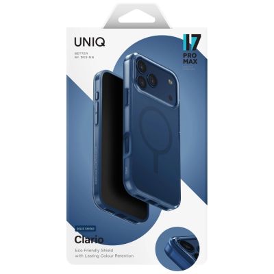 4. Uniq Clario Magclick Ladehülle für iPhone 17 Pro Max – Blau