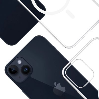 9. 3mk Clear MagCase Hülle für Apple iPhone 14 Plus – transparent