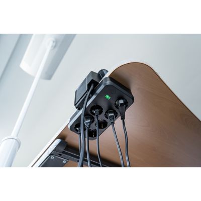 7. Brennenstuhl Estilo Doppelsteckdosenleiste mit Überspannungsschutz, 1x USB-C, 9x Steckdosen
