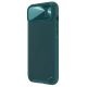 6. Nillkin CamShield Leather S Case iPhone 14 Plus Hülle mit Kameraabdeckung grün