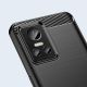 6. Carbon Case Hülle für Realme GT Neo 3 flexible Silikon-Carbon-Hülle schwarz