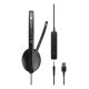 5. EPOS ADAPT 135 USB II Kabelgebundenes Headset mit Kopfbügel, Büro/Callcenter, USB Typ-A, Schwarz