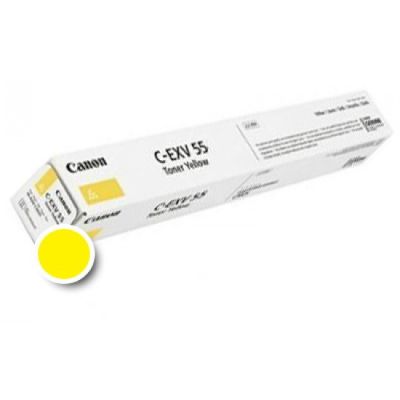 3. Canon C-EXV 55 Tonerkartusche, 1 Stück, Original Gelb