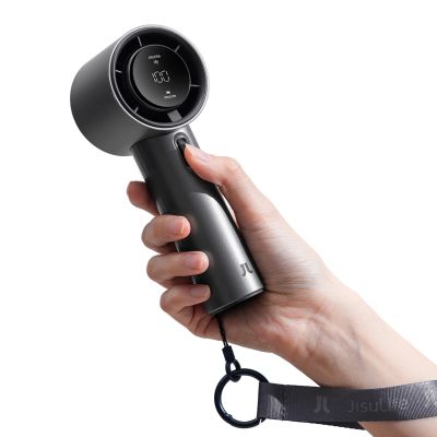 2. Jisulife Handventilator Pro1 S 5000mAh FA53PRO Tragbarer Mini-Gebläse-USB-Metallventilator - Dunkelgrau