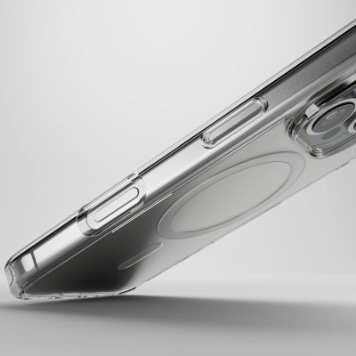4. Puro Impact Clear D3O MagSafe Silikonhülle für iPhone 16 Pro – transparent
