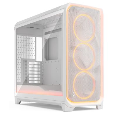 Fractal Design Meshify 3 XL Ambience Pro RGB Clear Tint White ATX-Gehäuse