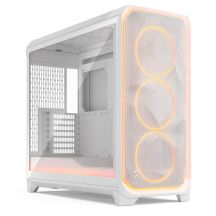 Fractal Design Meshify 3 XL Ambience Pro RGB Clear Tint White ATX-Gehäuse