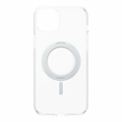 3. CARE by PanzerGlass Kickstand Case MagSafe für iPhone 15 Plus – Silber