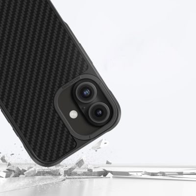 9. AmazingThing Titan Max Case mit 1500D Aramidfasern für iPhone 16 - Schwarz