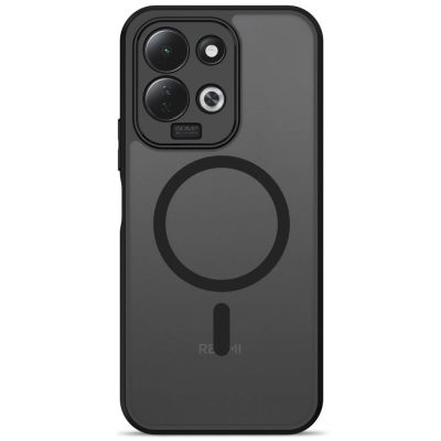 3. Tech-Protect Magmat MagSafe Hülle für Xiaomi Redmi 17 4G / 17 5G – Mattschwarz