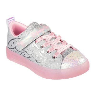 4. Skechers S Lights Twinkle Sparks Heather Magic Jr Schuhe 314703L-GYPK