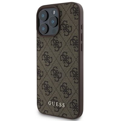 2. Guess 4G Classic Hülle für iPhone 16 Pro Max – braun