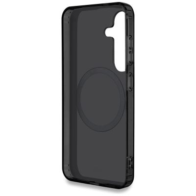 7. AMG Double Layer Rhombs MagSafe Case für Samsung Galaxy S25 - Schwarz/Rot