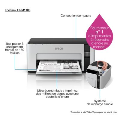 8. Epson EcoTank M1100 Tintenstrahldrucker