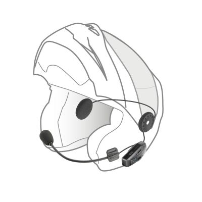 6. INTERPHONE U-COM 7R Motorrad-Intercom, Set für 2 Helme