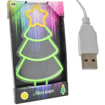 NEON-LAMPENFIGUR WEIHNACHTSBAUM