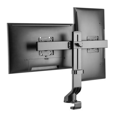 5. Halterung für zwei Monitore / Doppelhalterung 17"–27", 14 kg, Maclean MC-854, VESA 75x75 100x100, passend für MC-848 und MC-849