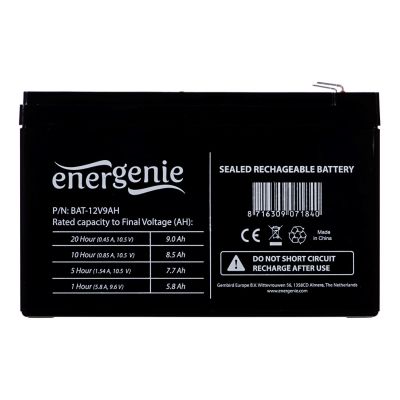 3. GEMBIRD BAT-12V9AH Universalbatterie (12V DC; 9000mAh)