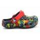 7. Crocs Classic Tie Dye Graphic Kids Clog T Jr 206994-4SW Flip-Flops