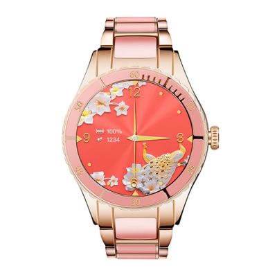 Rubicon RNCE82 Pink Damen-Smartwatch