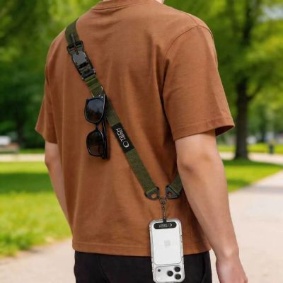 6. Tech-Protect C9S Umhängeband für Handys – Grün
