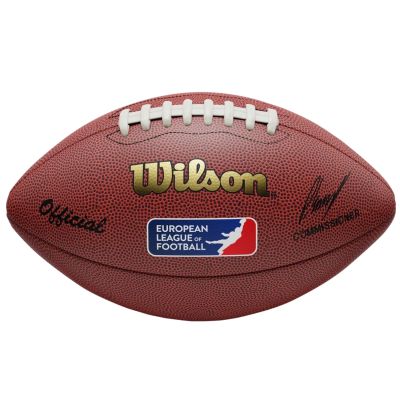 Wilson European League Replika-Ball WF4013701XB Braun 9