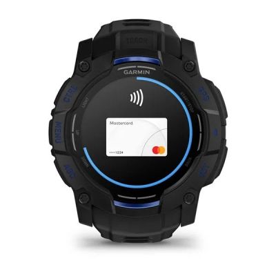 9. Garmin Instinct 3 3,3 cm (1,3") AMOLED 45 mm Digital 416 x 416 px Schwarz GPS