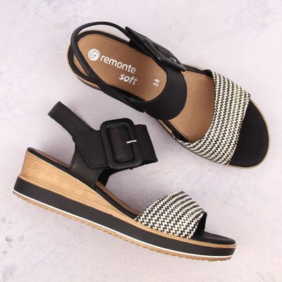 11. Remonte W RKR646 Leder Keilsandalen