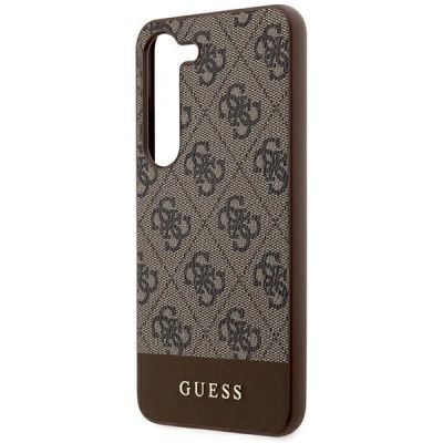 6. Guess 4G Stripe Collection Hülle für Samsung Galaxy S24+ - braun