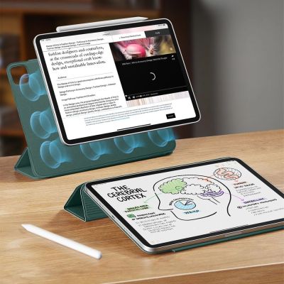 2. ESR Rebound Magnethülle für iPad Pro 12,9" (2020/2021/2022) und iPad Air 13" (2024/2025) – Grün