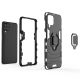 3. Ring Armor robuste Kickstand TPU/PC Panzer Handyhülle Hard Case für Samsung Galaxy A22 4G blau