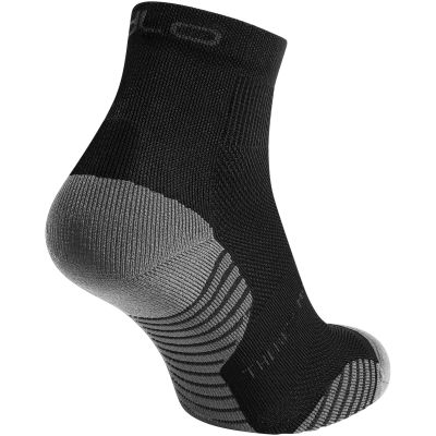 3. Odlo PERFORMANCE RUN Socks quarter, schwarze knöchelhohe Socken