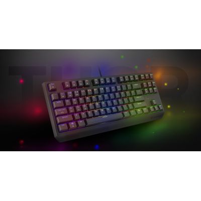 6. GENESIS Thor 230 TKL Gaming-Tastatur USB + RF Wireless + Bluetooth QWERTY Schwarz