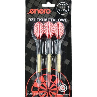 4. DARTS METALL DARTS 18g SET 3 STÜCK ENERO